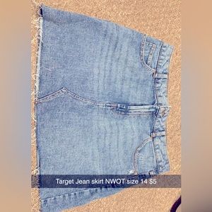 Jean skirt